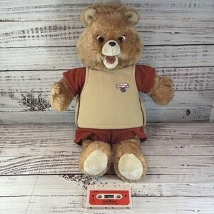 World Of Wonder Teddy Ruxpin, 1985, Includes 1 Cassette Tape Untested As-Is